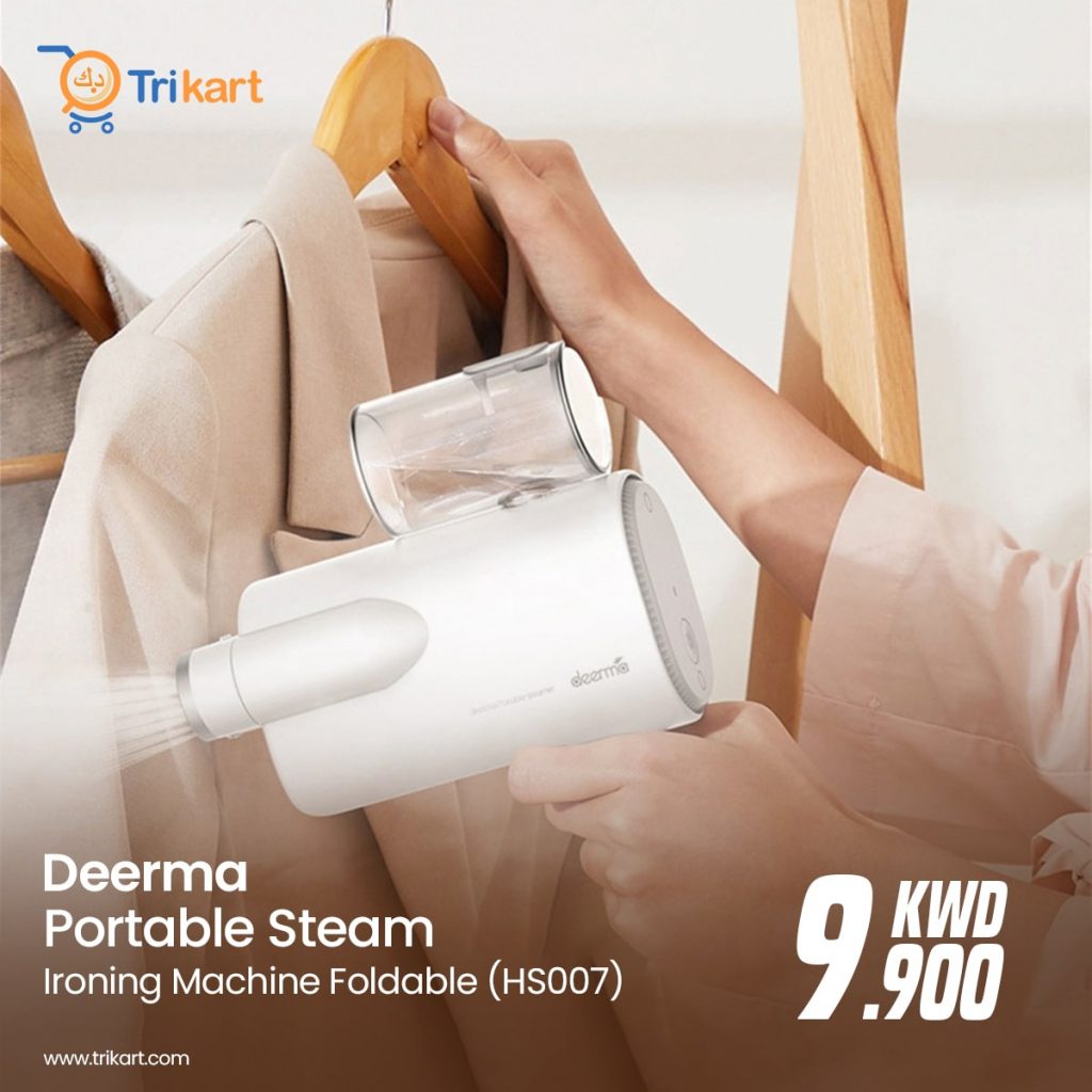 Deerma HS007 Portable Steam Ironing Machine min