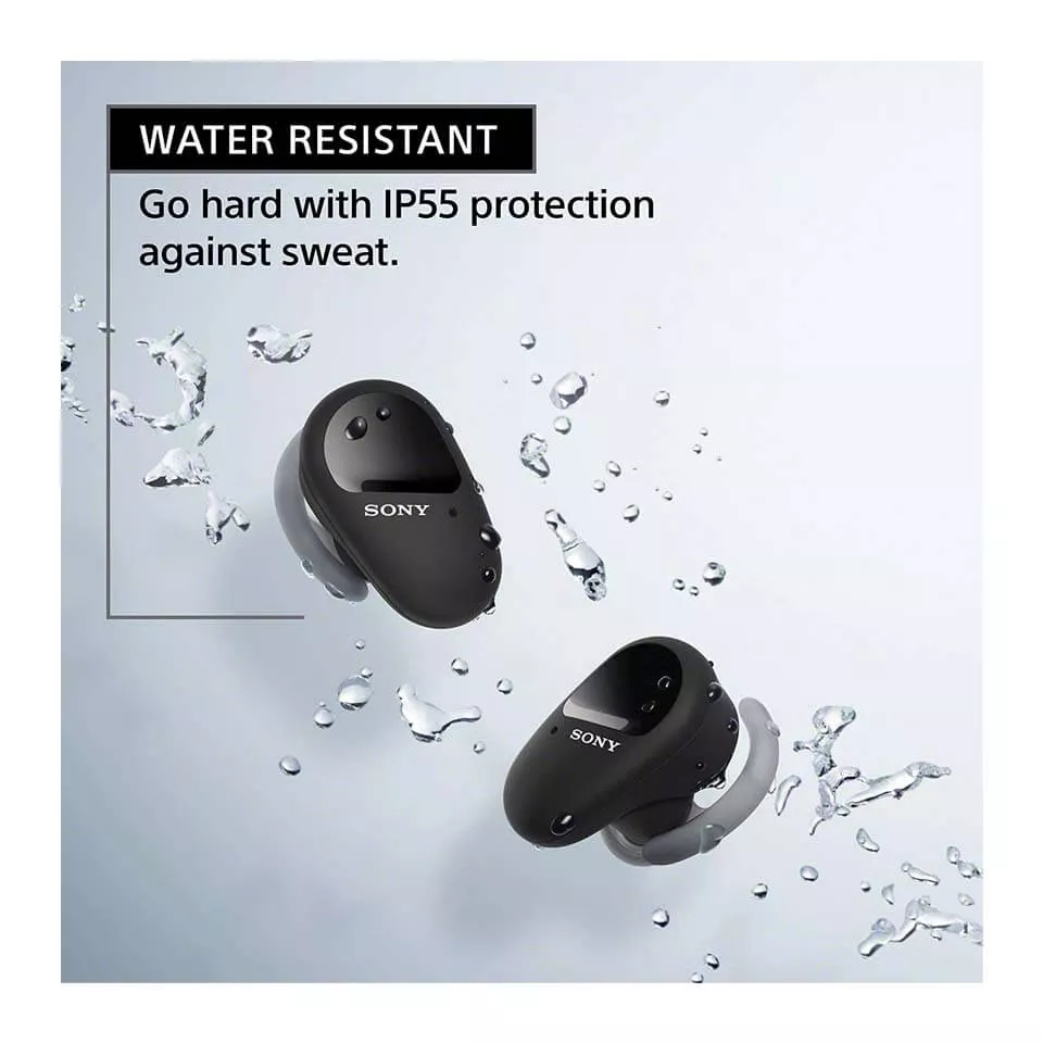 Sony WF-SP800N Truly Wireless Sports Earbuds Black