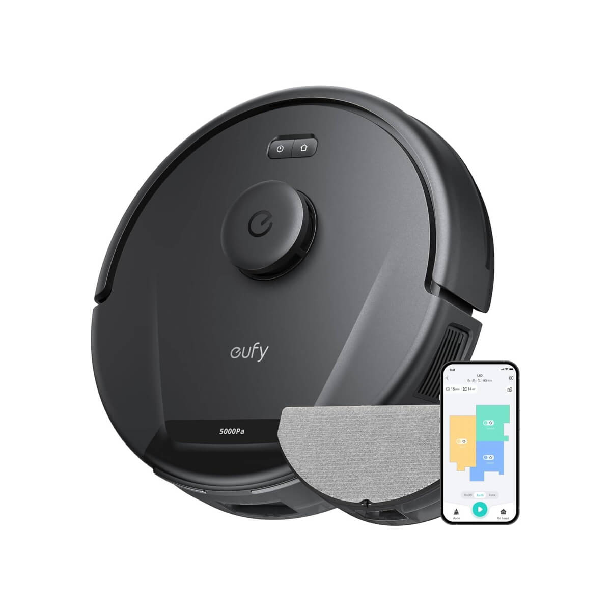 Eufy L60 Hybrid SES Robot Vacuum - Black