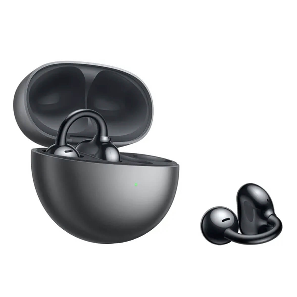 Huawei freeclip 黒 HUAWEI FreeClip Black – Open-Ear True Wireless Earbuds