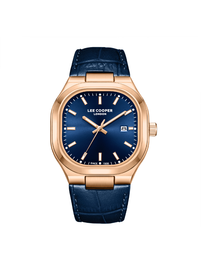 Lee Cooper Men's Watch, Analog Display and Leather Strap - LC08179