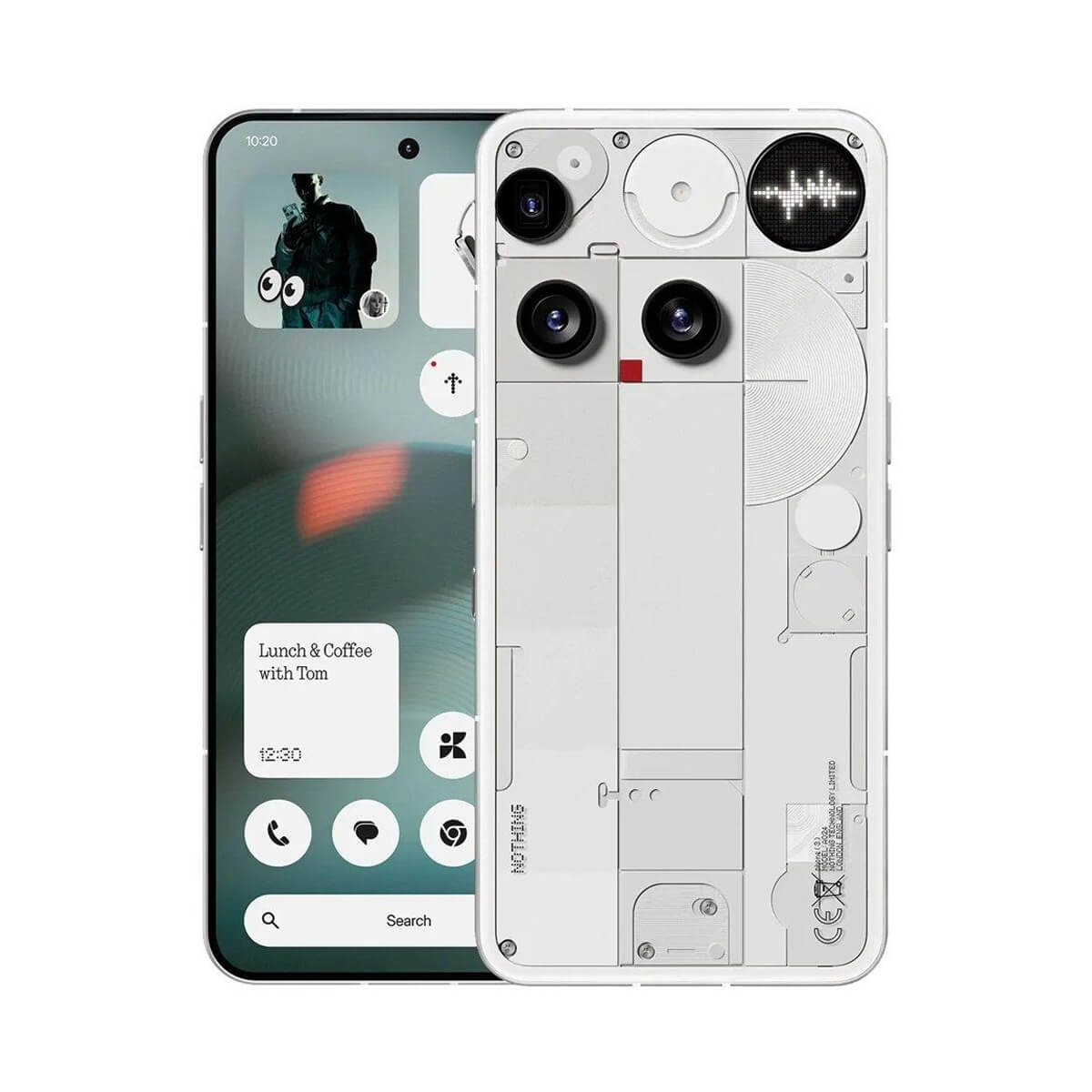 Nothing Phone 3 (12GB RAM + 256GB Memory) - White