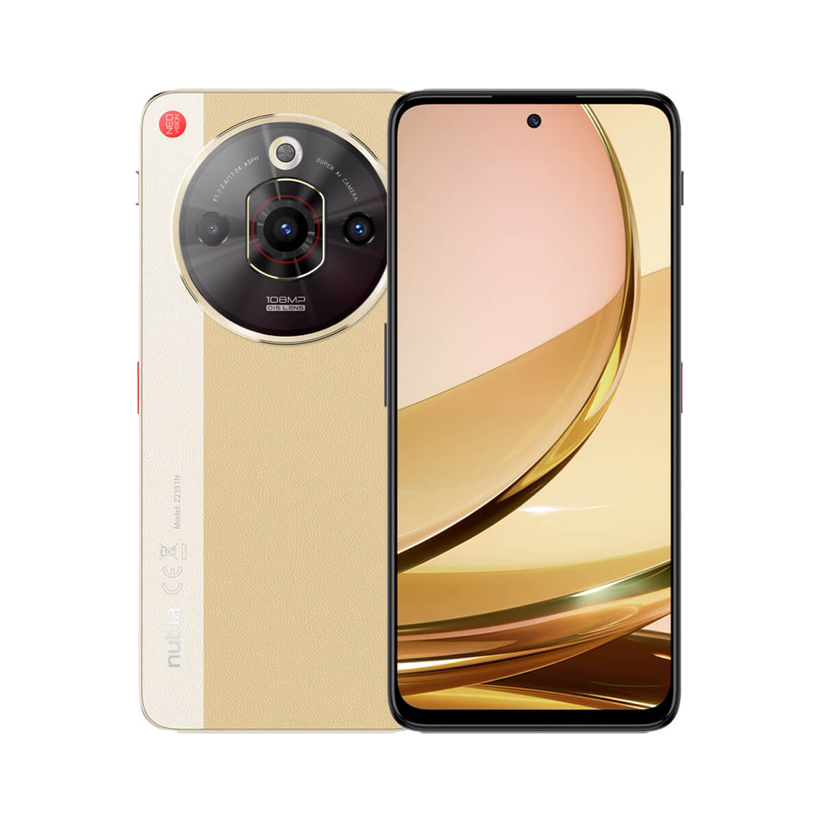 ZTE Nubia Focus Pro (8GB RAM + 256GB Memory) - Light Brown