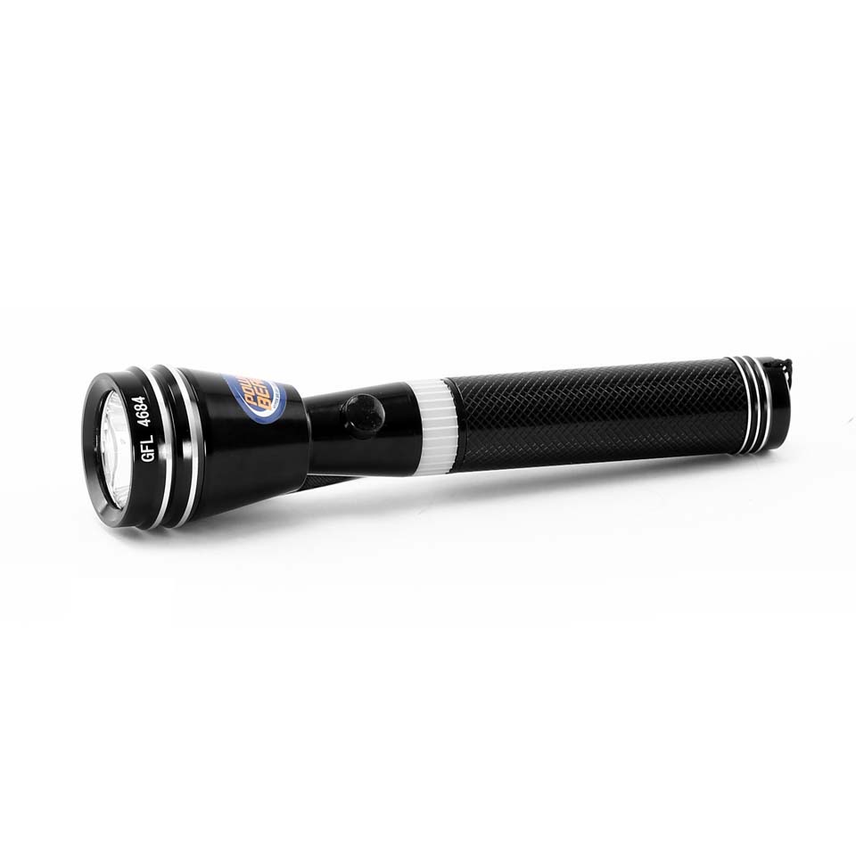 Buy Geepas Rechargeable LED Flashlight Super Bright 3W CREE LED Torch