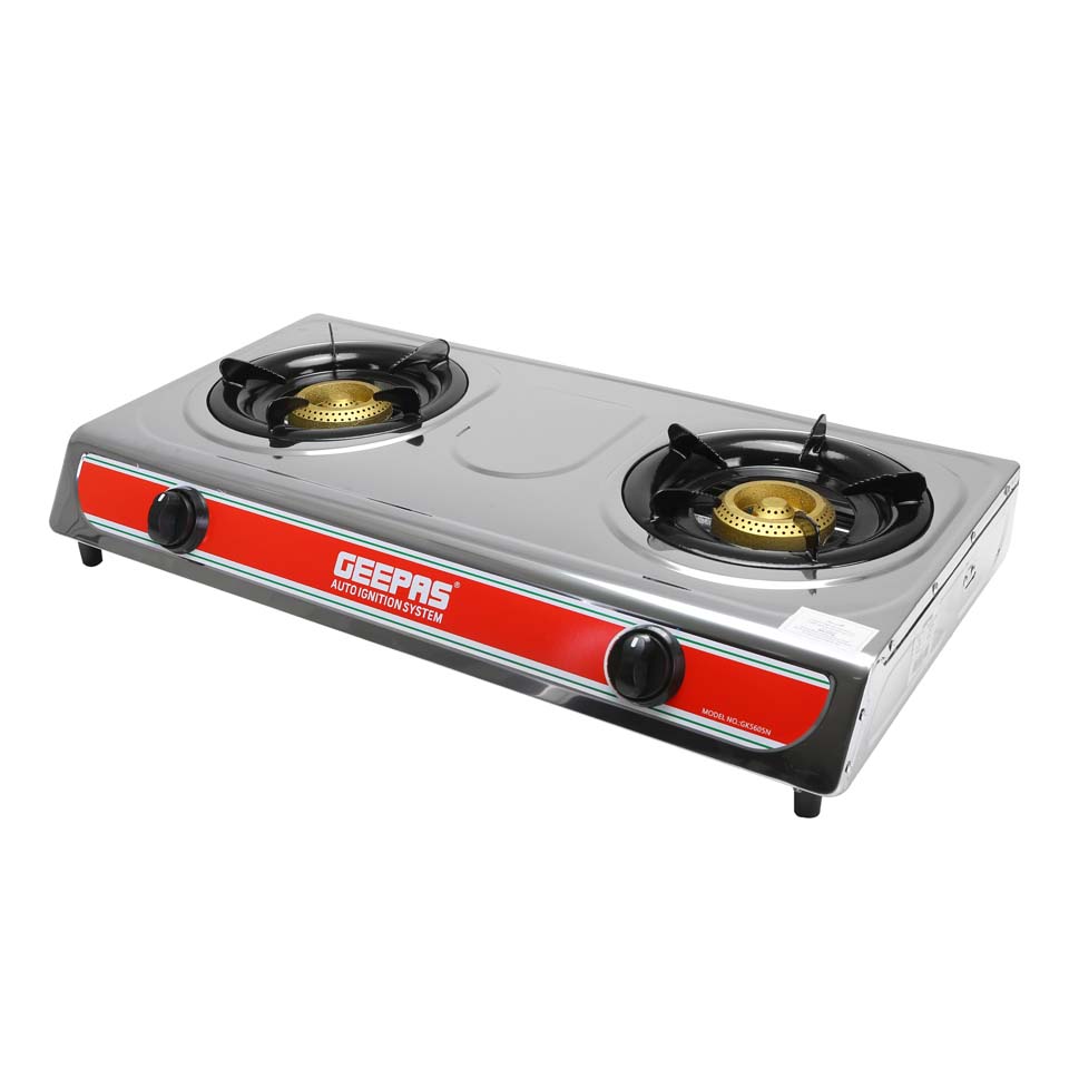 Buy Geepas 2Burner Gas Hob/Cooker GK5605 in Kuwait