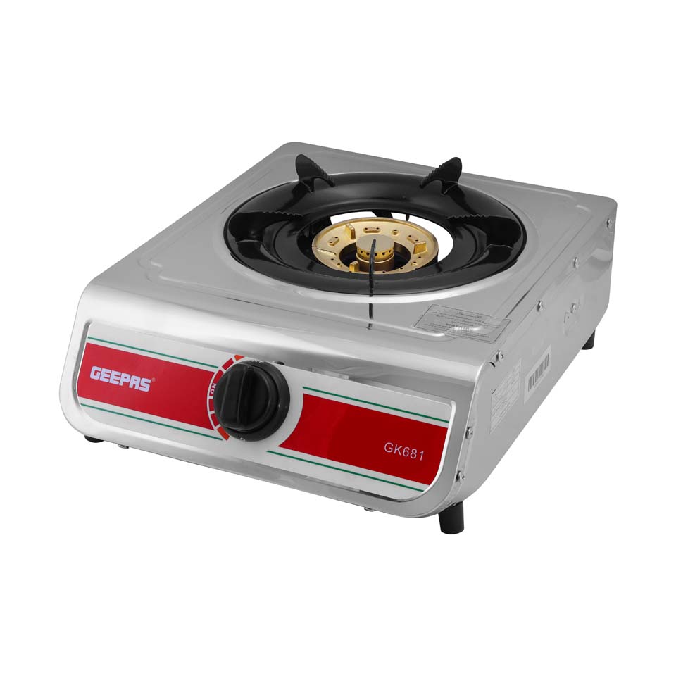 Buy Geepas Single Burner Gas Hob/Stove 100mm GK681 in Kuwait