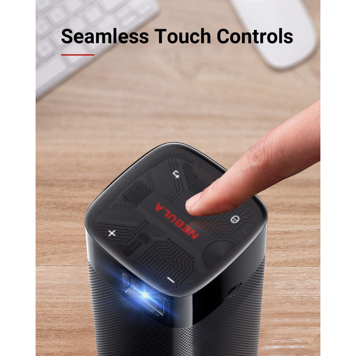 Anker Nebula Apollo Pocket Cinema Projector - Black