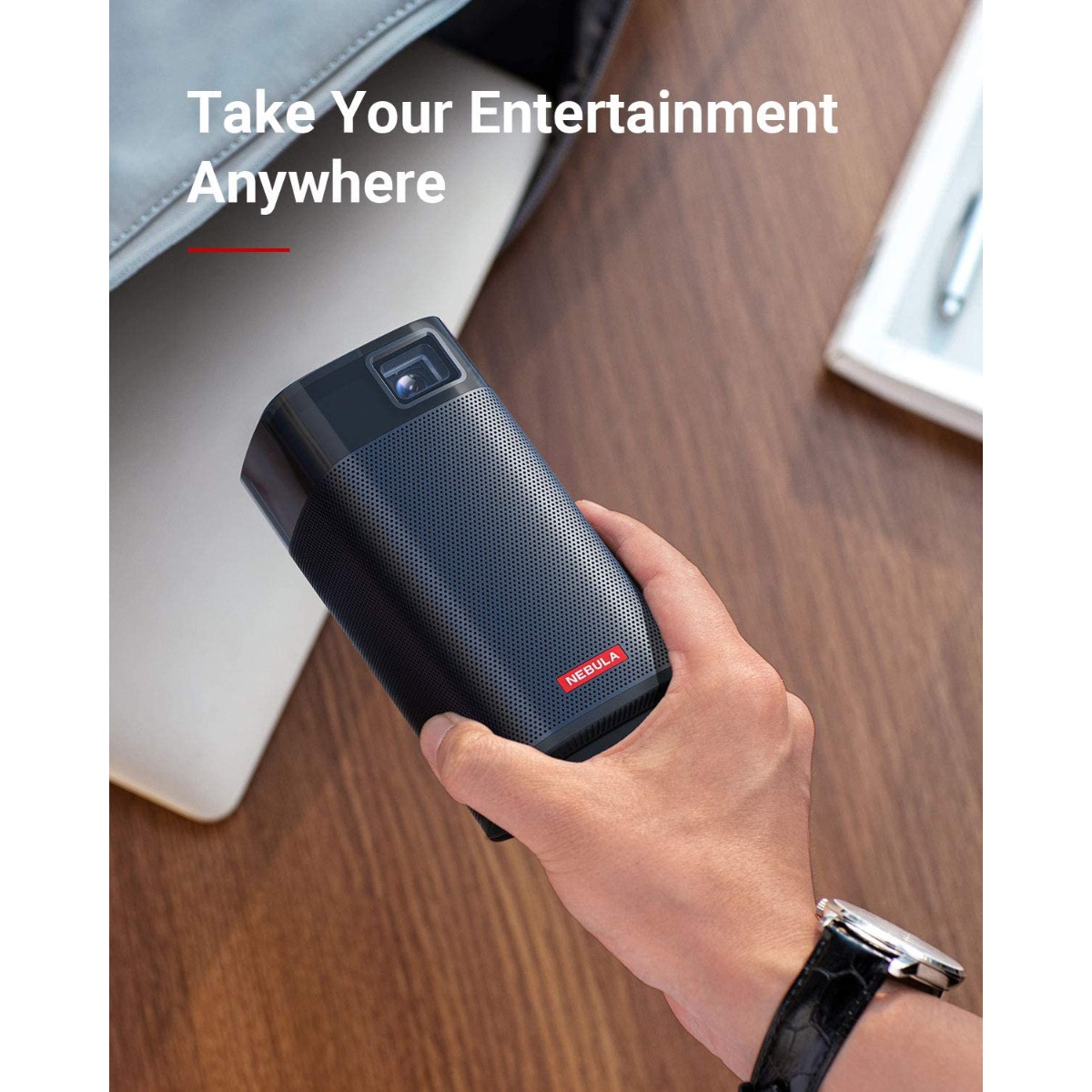 Anker Nebula Apollo Pocket Cinema Projector - Black