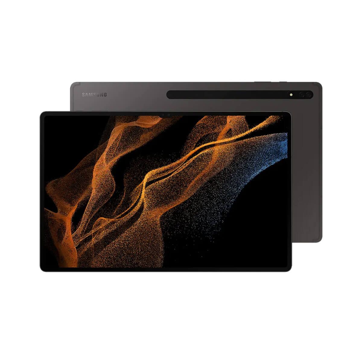 جهاز لوحي سامسونج Galaxy Tab S8 Ultra سعة 128 جيجابايت واي فاي + خلوي