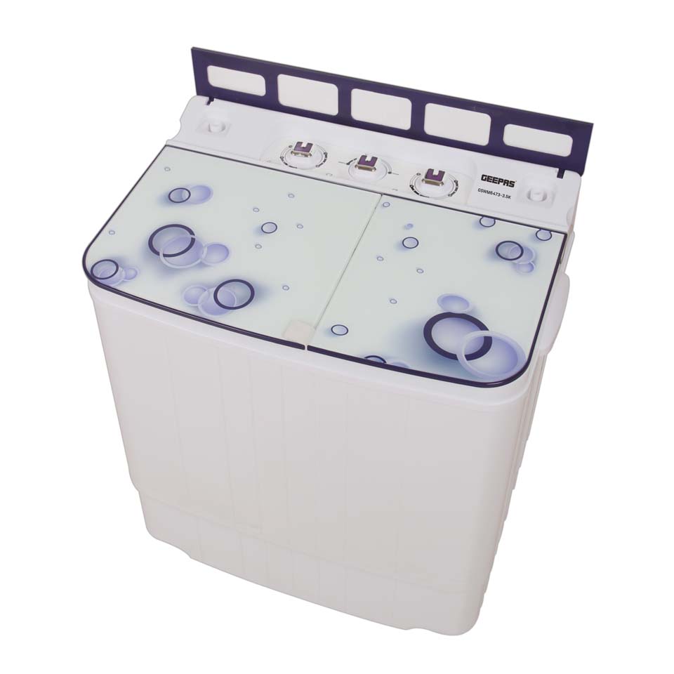 Buy Geepas 3.5L Semi Automatic Washing Machine GSWM6473 in Kuwait