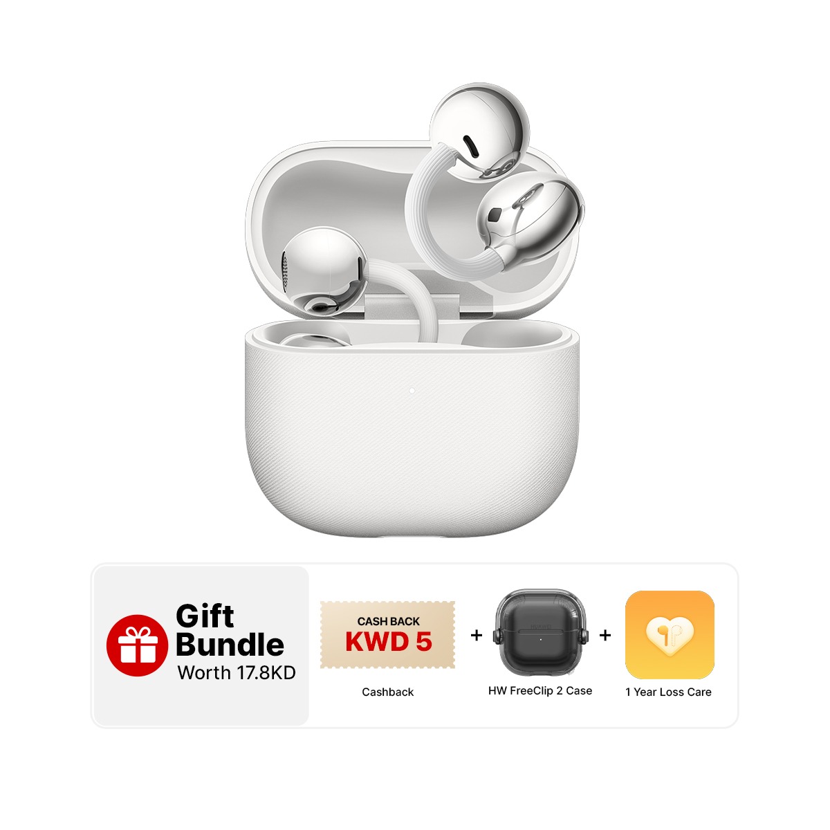 Huawei FreeClip 2 - White