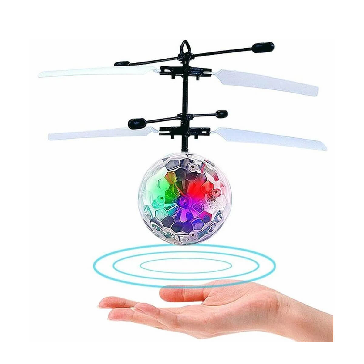 Buy Flying Induction Crystal LED Ball Toy in Kuwait