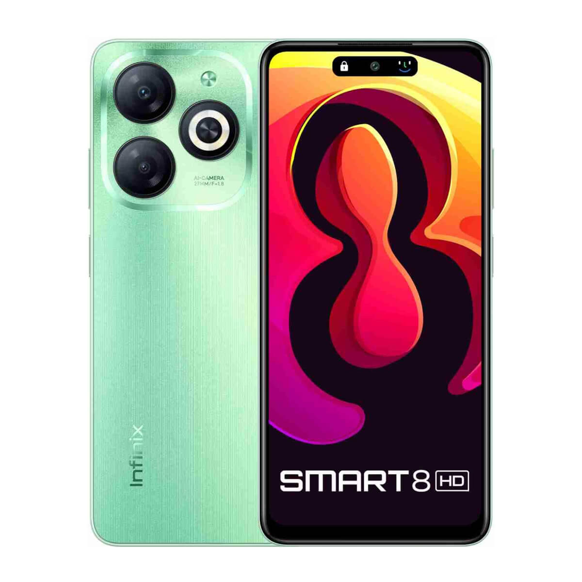 Infinix Smart 8 (3GB RAM + 64GB Memory) - Crystal Green
