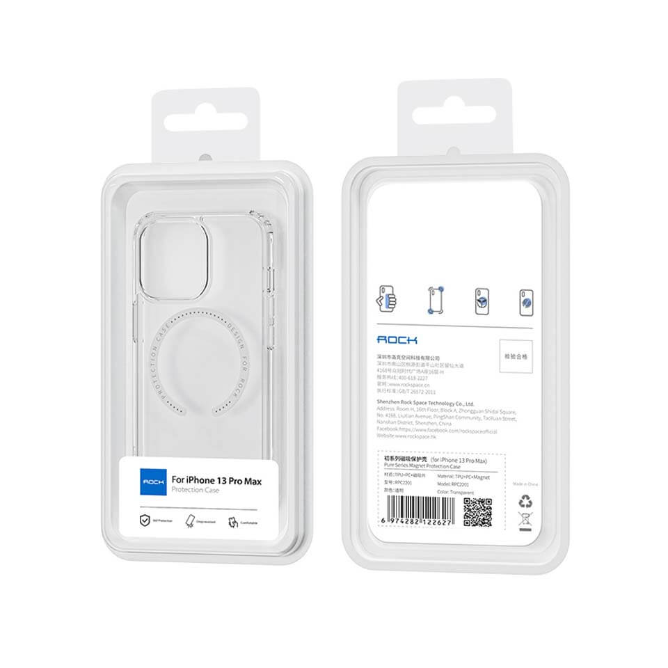 Buy Rock Transparent Case for iPhone 13 Pro Max in Kuwait