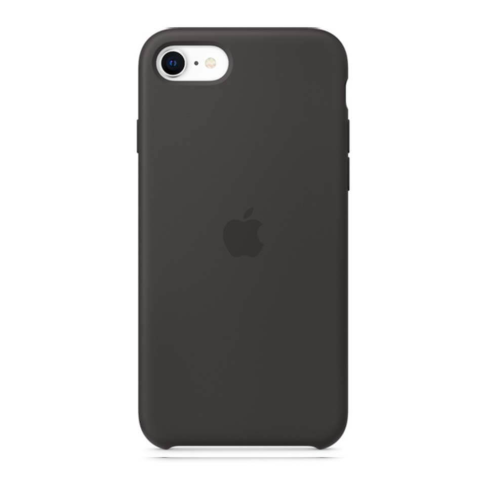 Buy iPhone SE Silicone Case Black in Kuwait