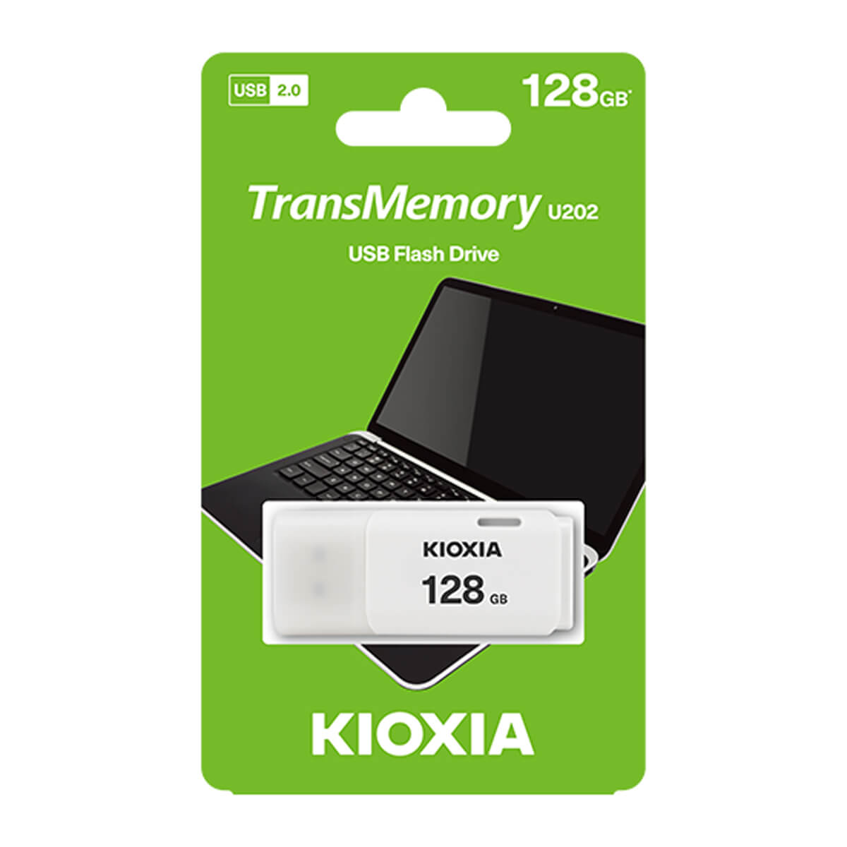 Kioxia TransMemory U202 USB Flash Drive 128GB - White