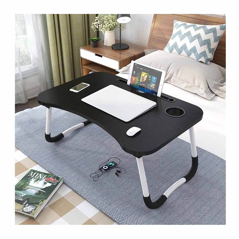 Buy Laptop Foldable Table Black in Kuwait