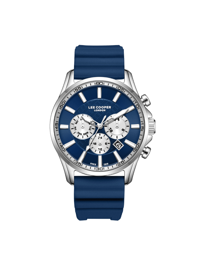 Lee Cooper Men's Watch, Multi Function Display and Silicone Strap