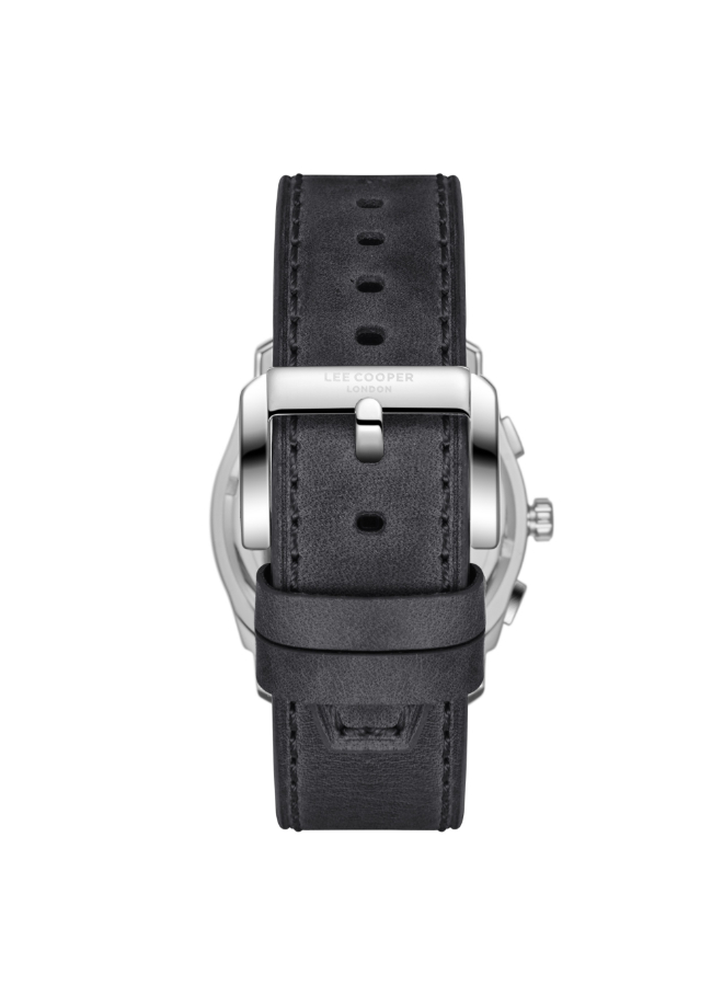 Lee Cooper Men's Watch, Multi Function Display and Leather Strap