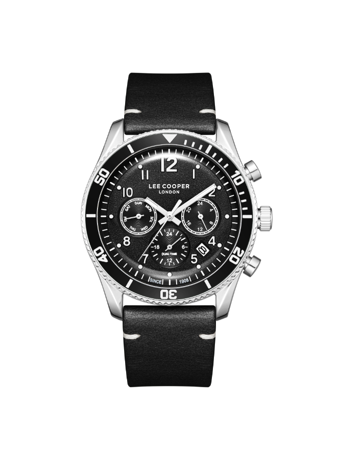 Lee Cooper Men's Multi Function Dark Blue Dial Watch - LC826.399