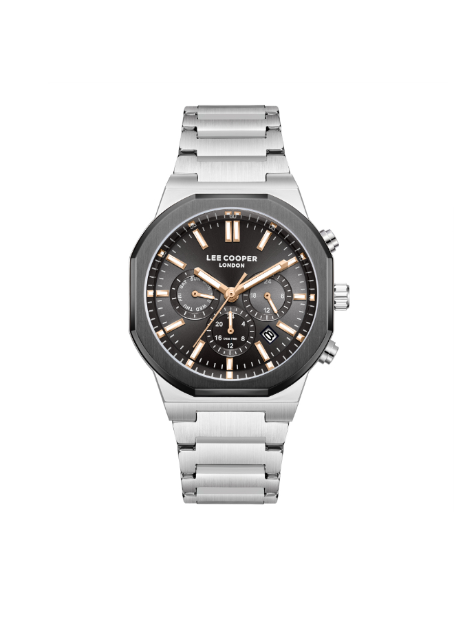 Lee Cooper Men's Multi Function Grey Dial Watch - LC8263.6