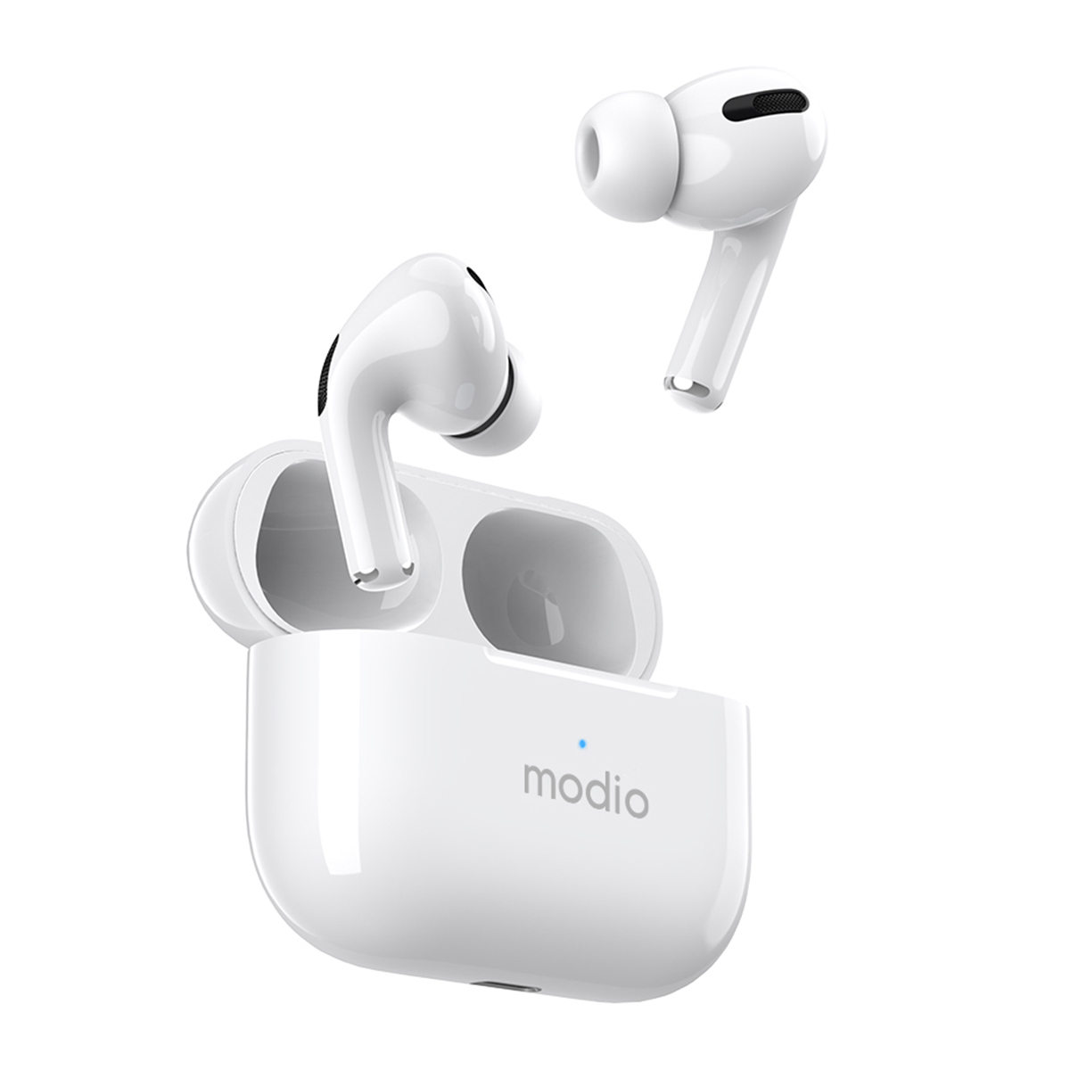Buy Modio ME8 True Wireless Earbuds White in Kuwait