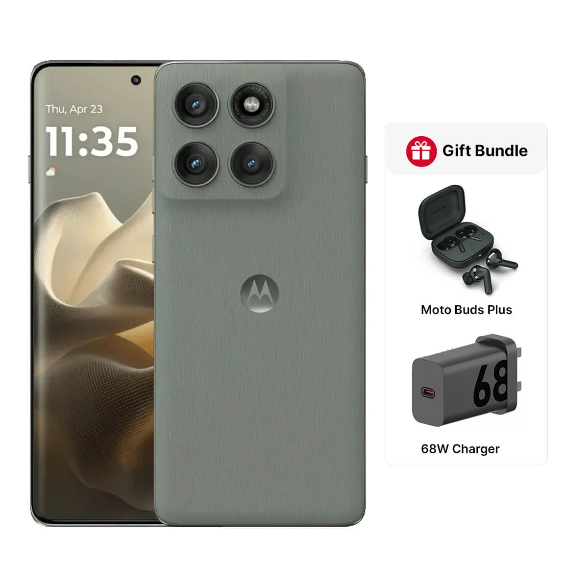 Motorola Edge 60 Pro 5G (12GB RAM + 512GB Memory) - Green