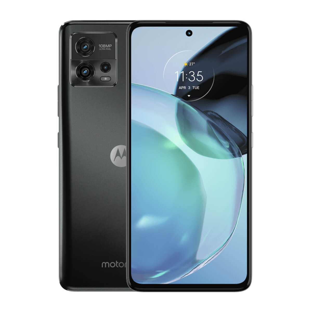 Motorola Moto G72 Smartphone – 128 GB, 8 GB RAM, Meteorite Grey, 6,6" POLED 120Hz, 108 MP Kamera, 5000 MAh