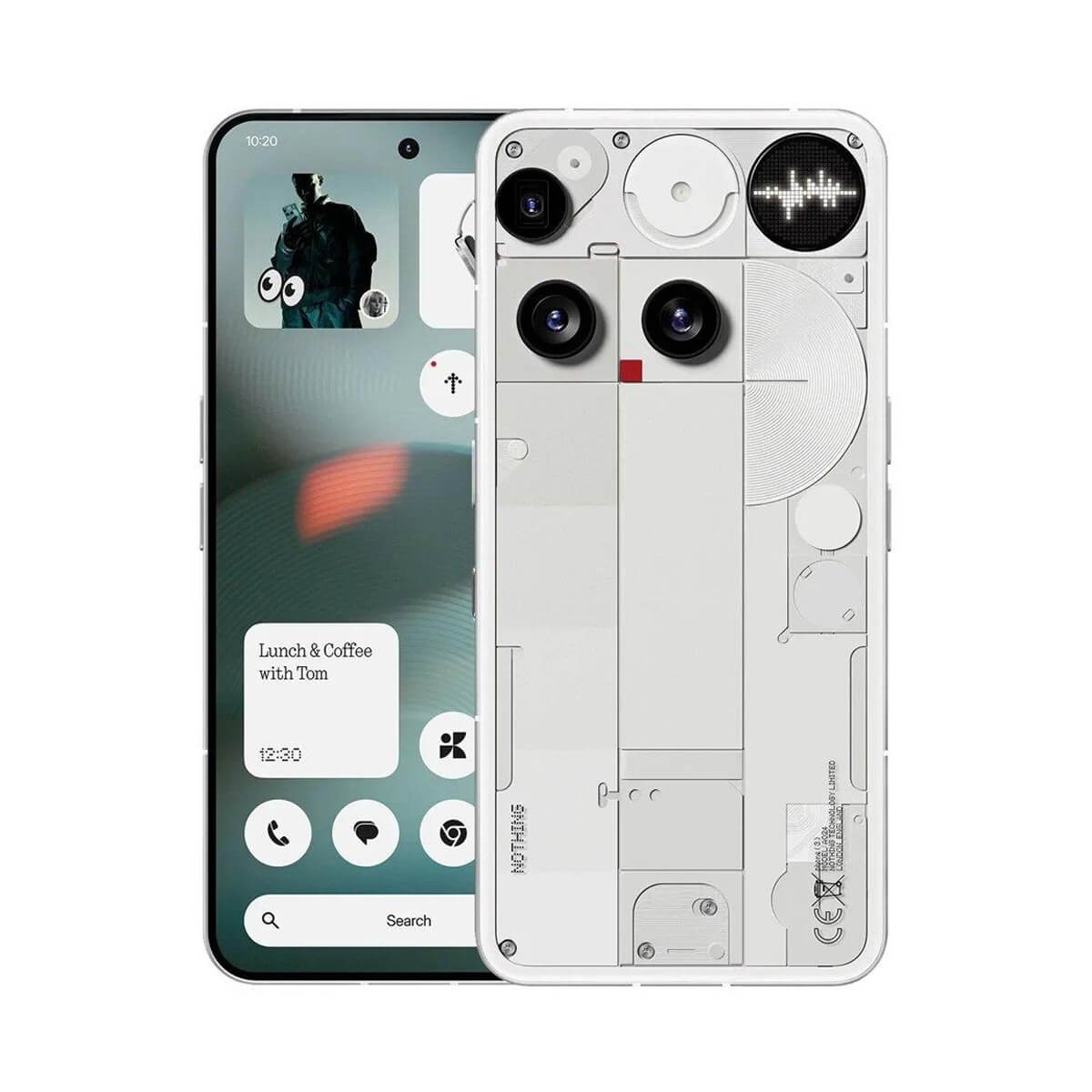 Nothing Phone 3 (12GB RAM + 256GB Memory) - White