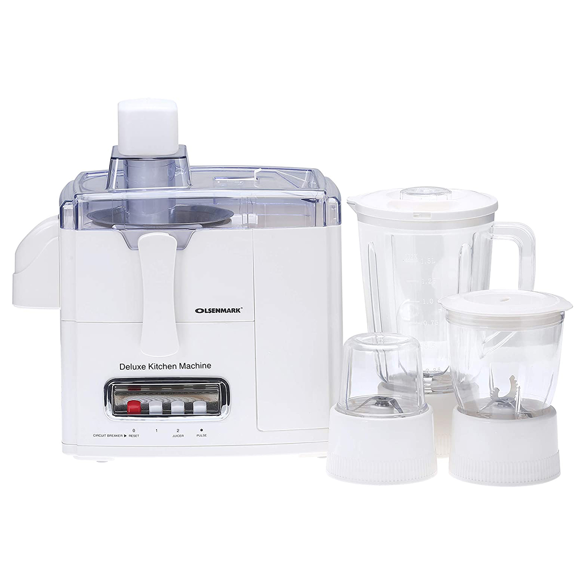 Buy Olsenmark 4 in 1 Juicer Blender 600W (OMSB2137C) in Kuwait