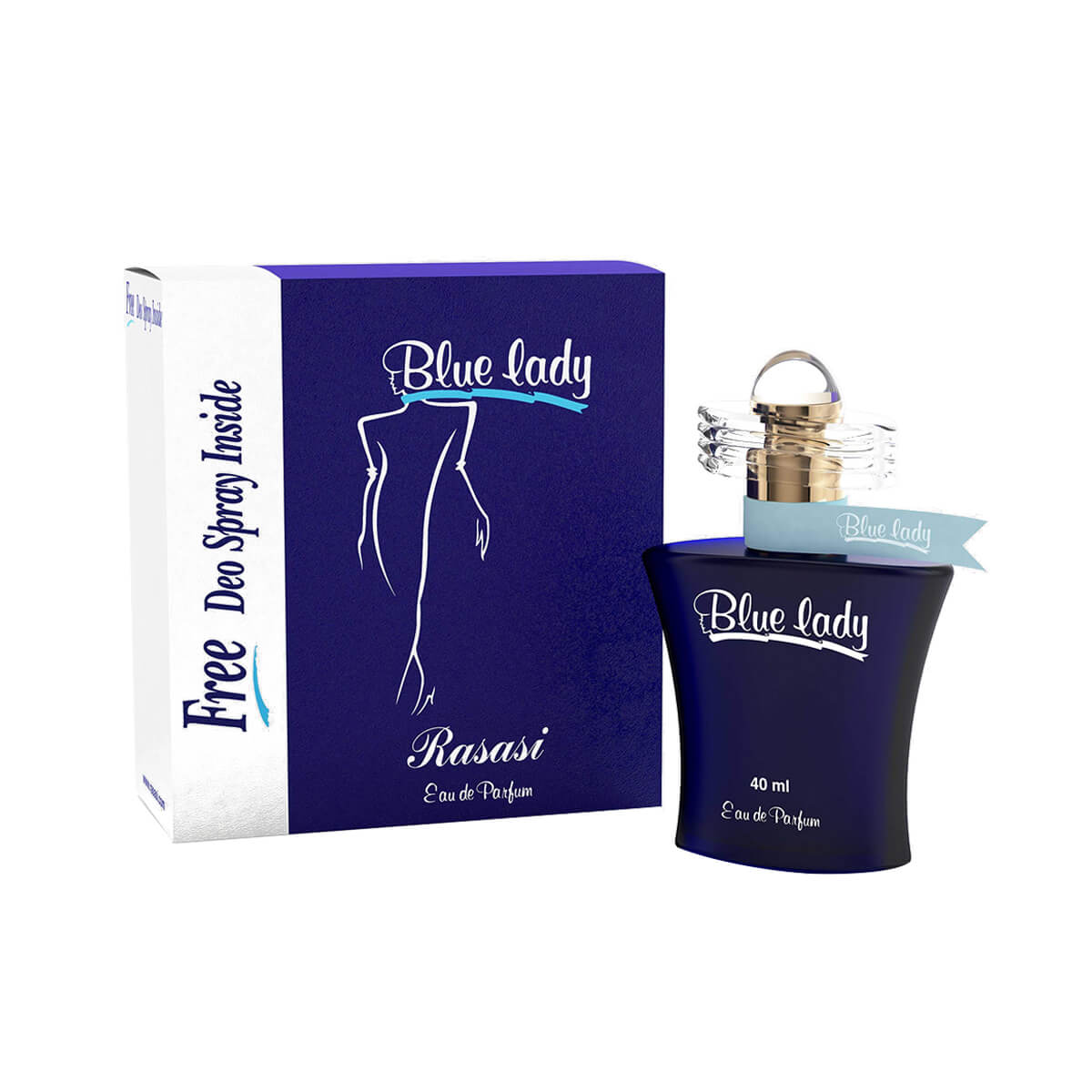 Buy Rasasi Blue Lady EDP Perfume for Women, 40ml in Kuwait