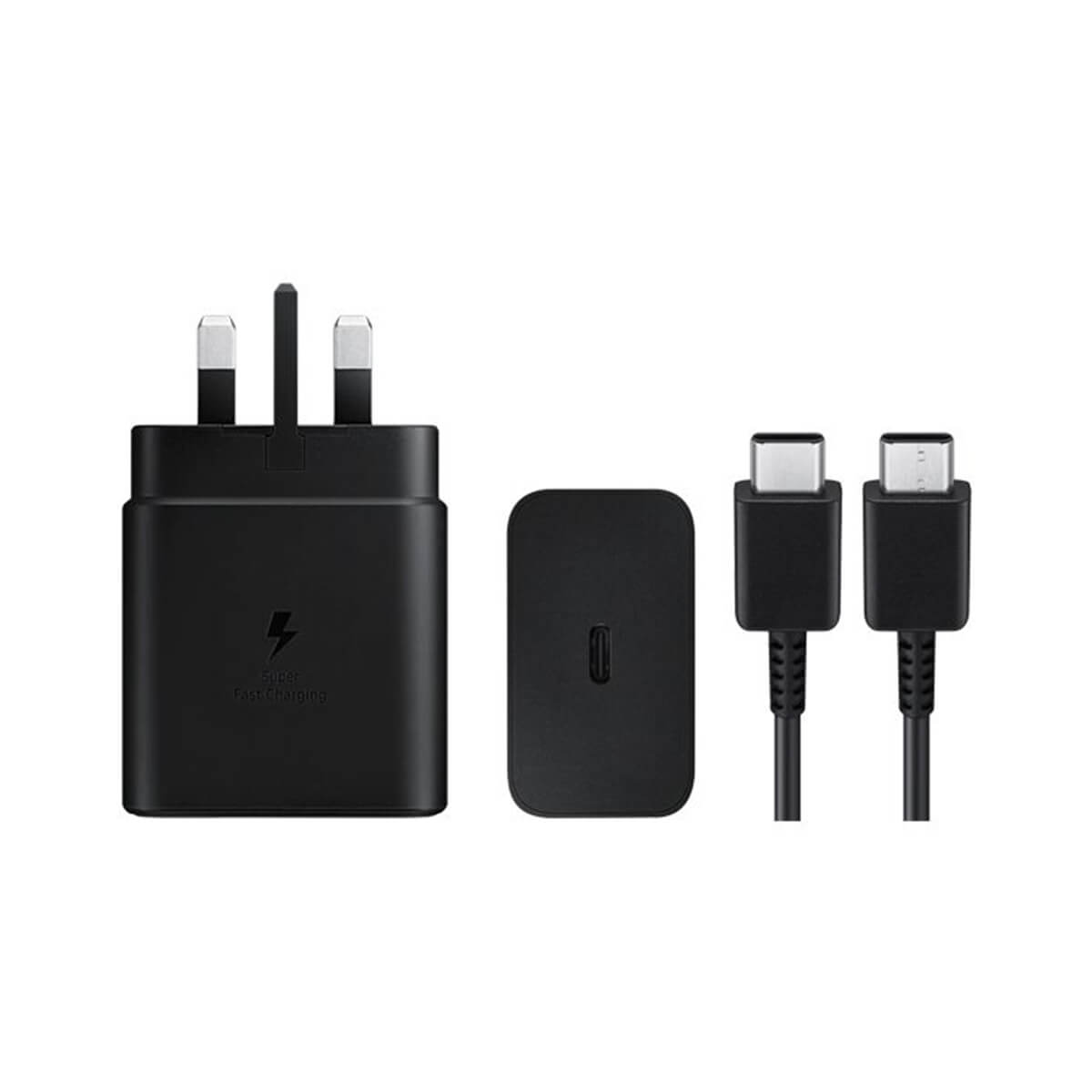 Buy Samsung 45W PD Power Adapter USBC to USBC Cable Black in Kuwait