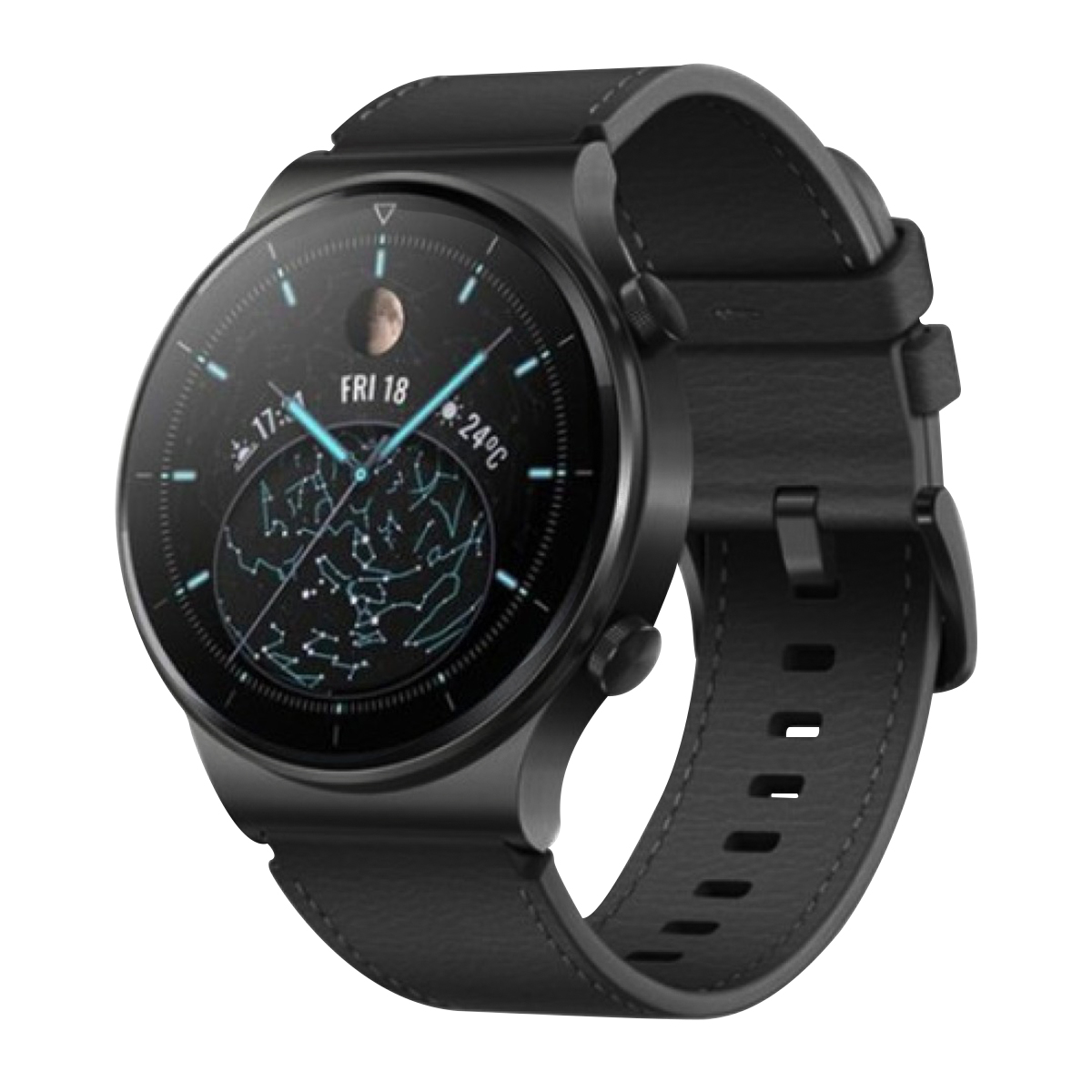 Buy Blulory Glifo G6 Pro Leather Strap Black in Kuwait