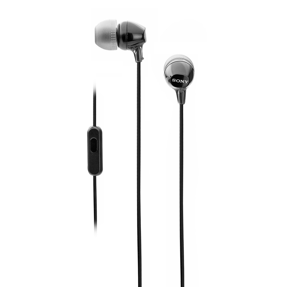 Buy Sony Stereo MDR EX15AP Wired Earphones Black in Kuwait