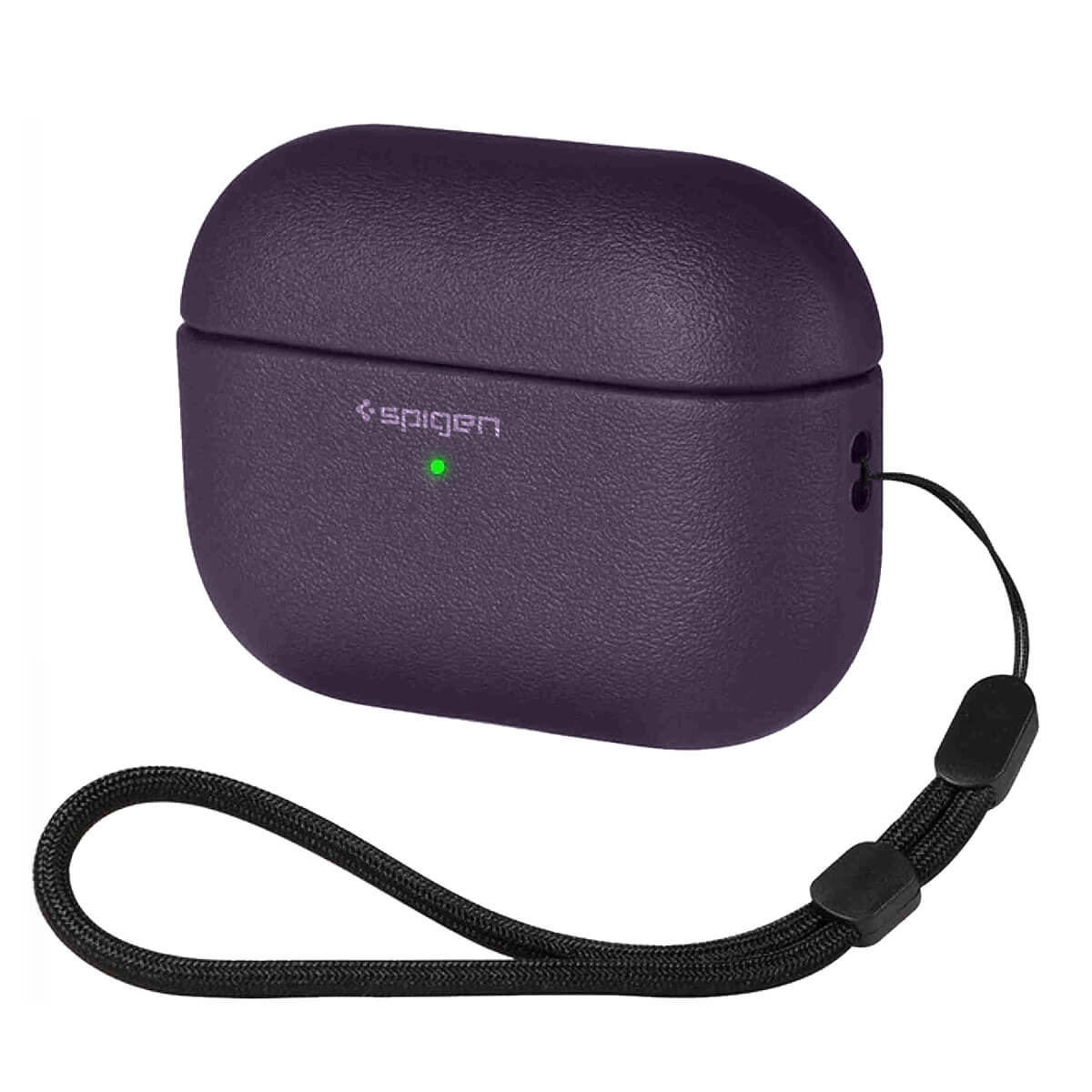 Buy Spigen Leather Armor Case for AirPods Pro 2 Purple in Kuwait