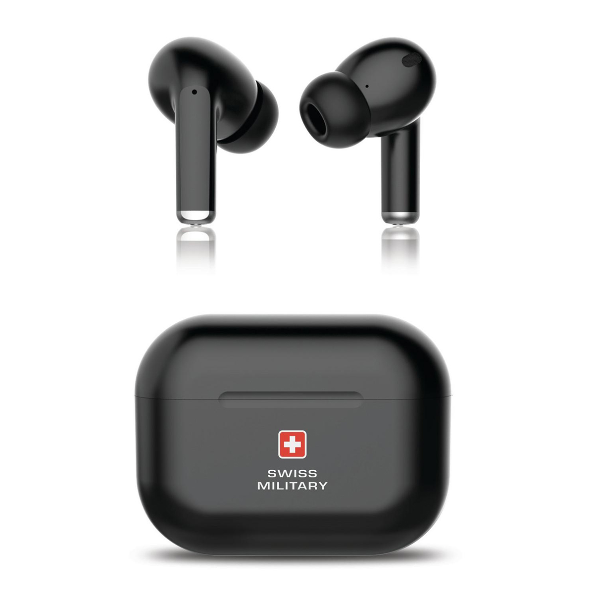 Buy Swiss Military Delta True Wireless Earbuds Black in Kuwait