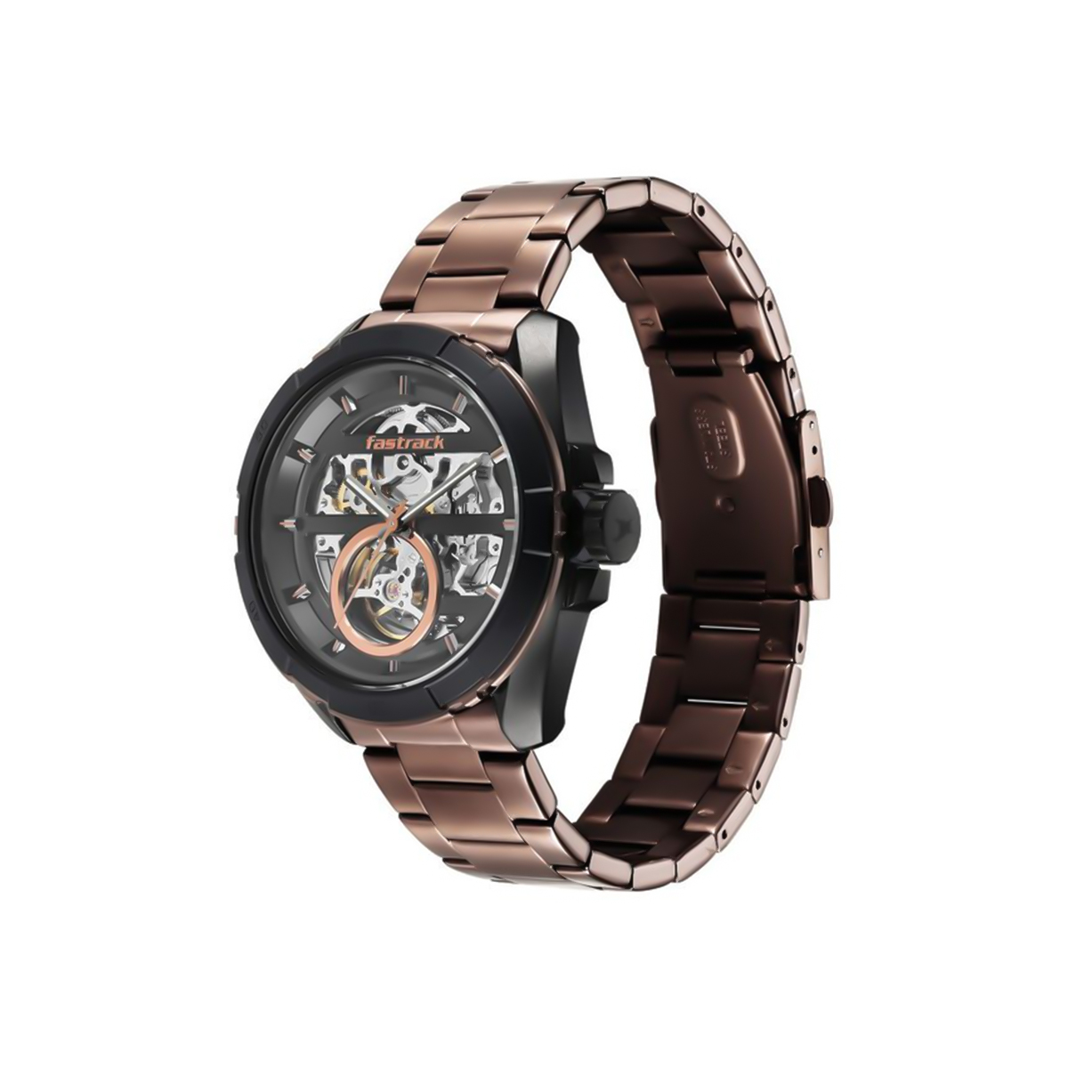 Swatch / Irony Core / Happy Joe Lime / orologio uomo / quadrante nero / cassa e bracciale acciaio