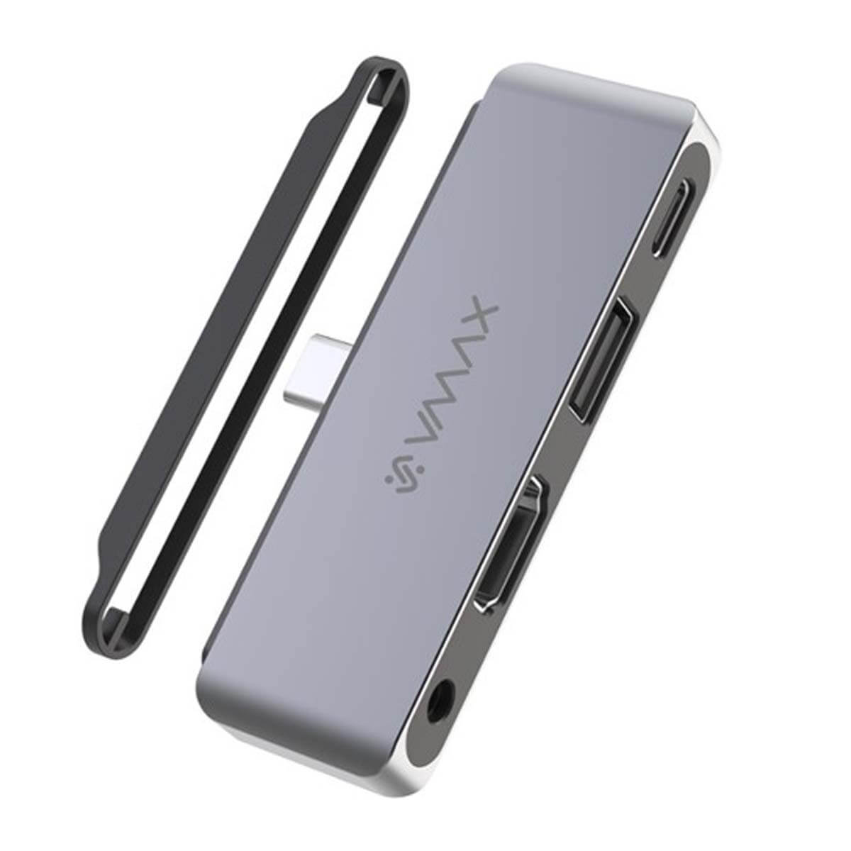 Buy VMax USBC 4 in 1 Adapter VAA400 Silver in Kuwait