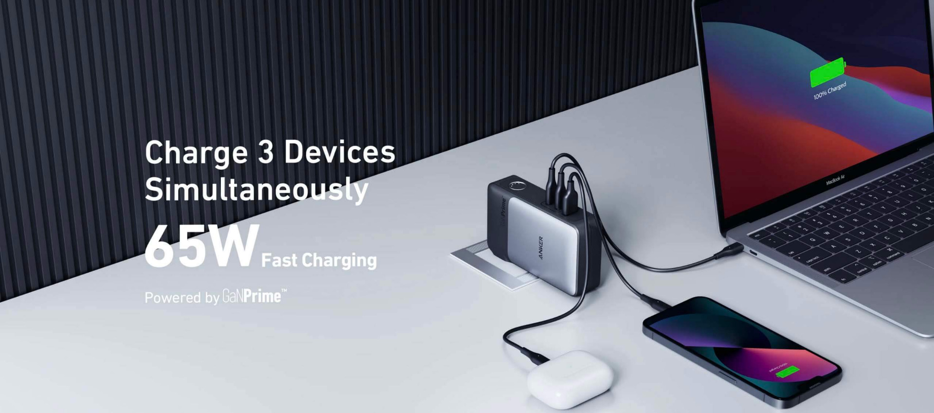 Anker 733 Power Bank GaNPrime PowerCore 65W A1651211 - Black