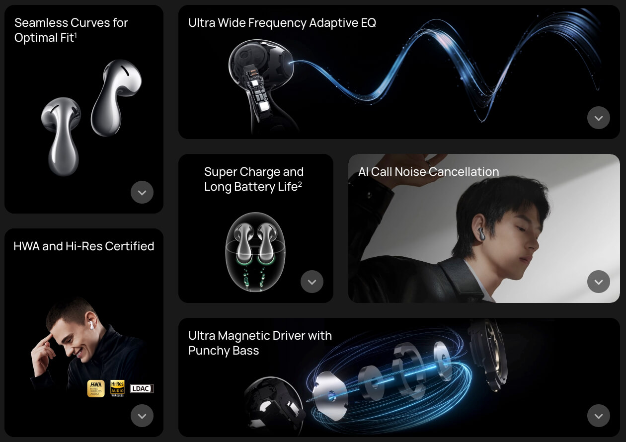 Huawei FreeBuds 5 - Ceramic White