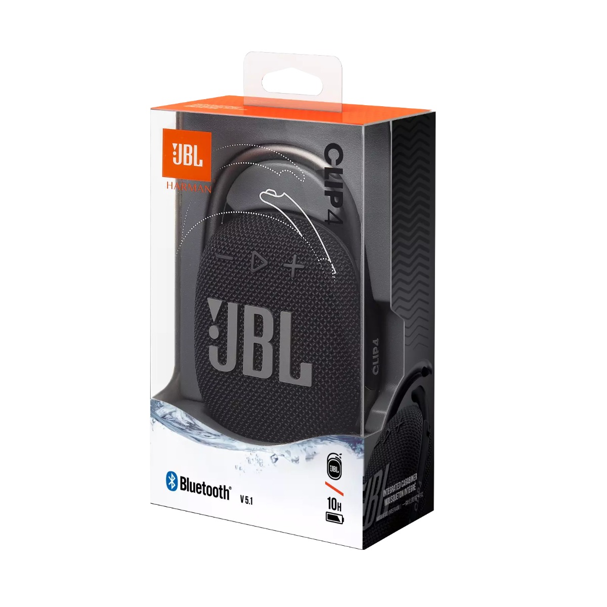 Buy JBL Clip 4 Portable Bluetooth Speaker Black in Kuwait