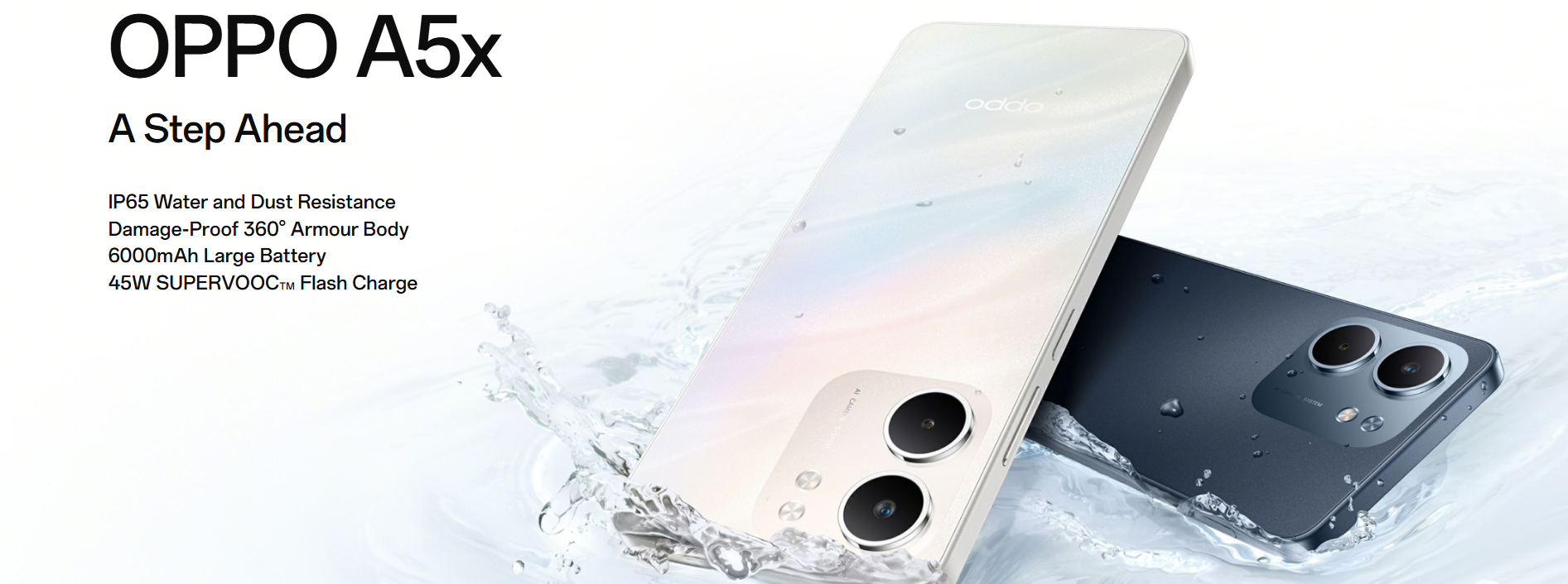 Oppo A5X (4GB RAM + 128GB Memory) - Laser White