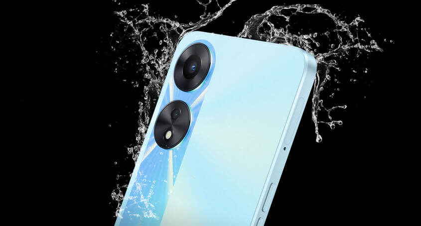 Oppo A78 5G (8GB RAM + 128GB Memory) - Glowing Blue