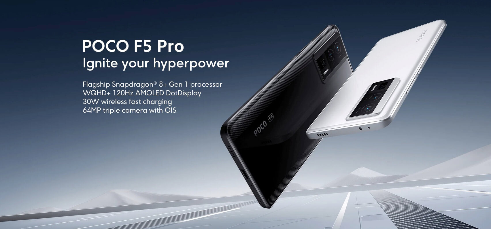 Poco F5 Pro (12GB RAM + 256GB Memory) - White