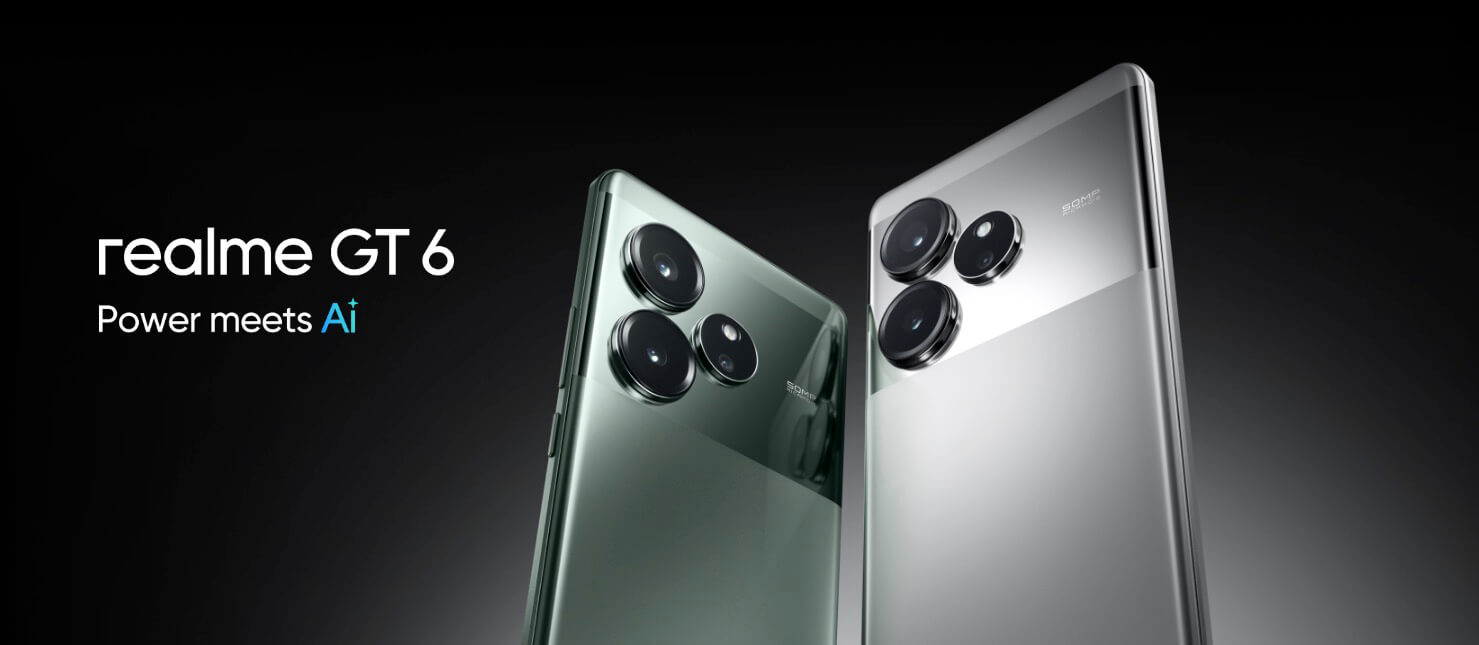 Realme GT 6 (16GB RAM + 512GB Memory) - Razor Green