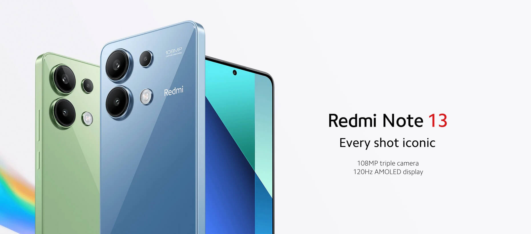 Redmi Note 13 4G (8GB RAM + 256GB Memory) - Mint Green