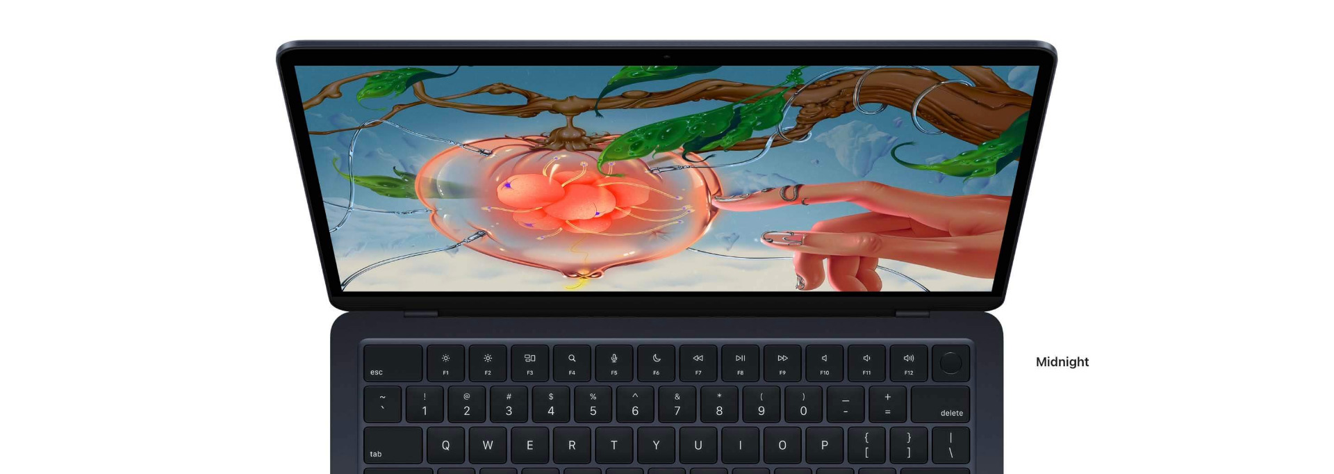 Apple MacBook Air M2 Chip 15 inch, 8GB RAM, 256GB SSD (MQKW3LL/A