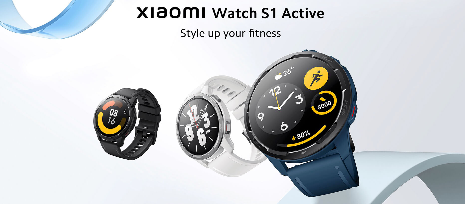 Buy Xiaomi Watch S1 Active Smartwatch Ocean Blue in Kuwait