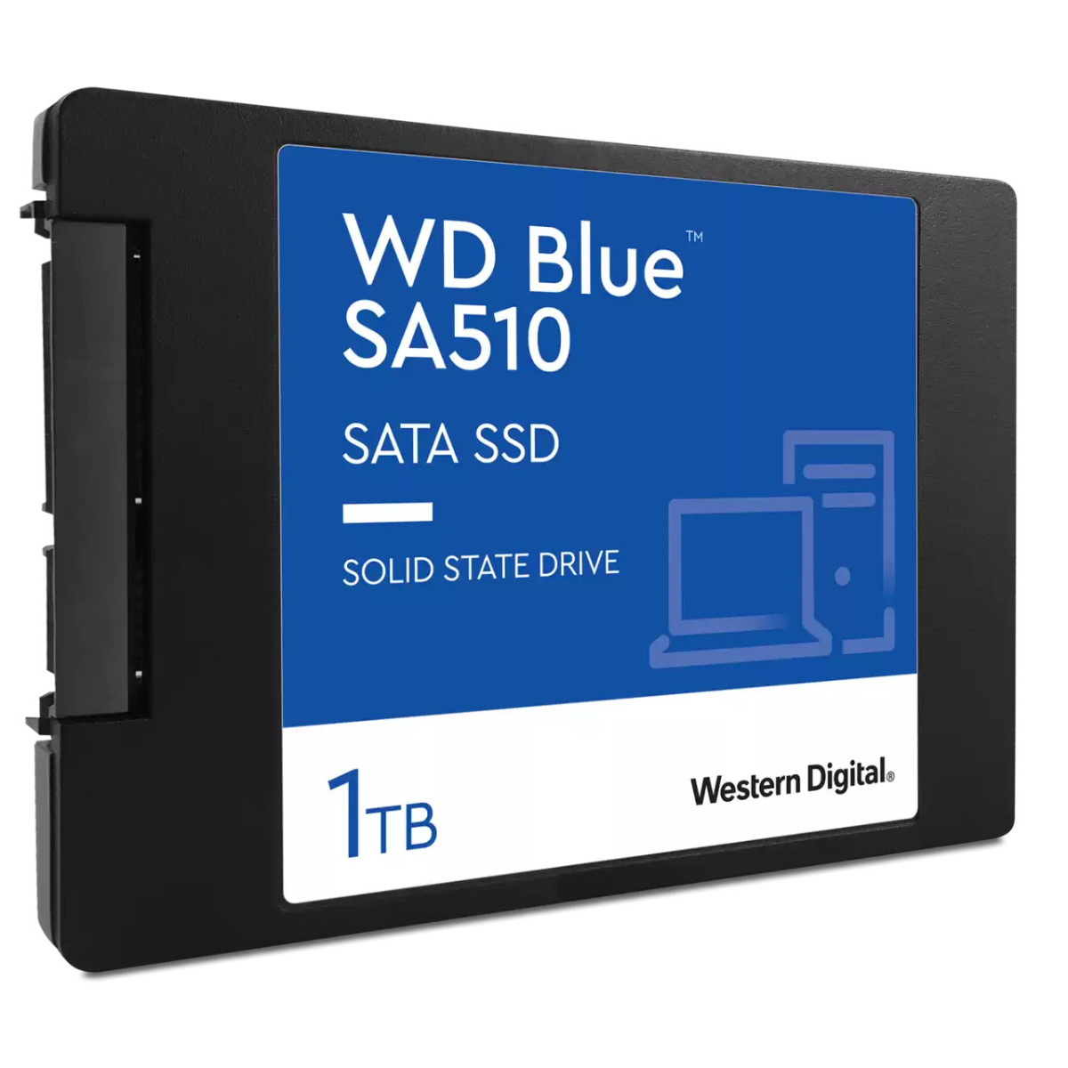 WD Blue SA510 1TB SATA SSD 2.5インチ　ケース付き WD Blue SA510 SATA SSD 1TB 560MB/s2